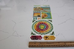 BoBunny A Gift of Love Sandcastle Cardstock Stickers Pictures Scrapbooking Craft