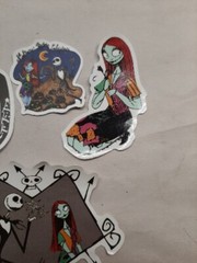 Lot of 4 Assorted Nightmare Before Christmas Stickers