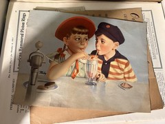 3 Lb Box Of Ephemera Junk Journal Scrapbook Craft Supplies Old New 13x10x2 Fun!