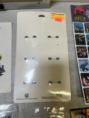 Batman Stamper, Crayons, Stickers, Pins, Slicker (X6) Lot (All New/sealed)