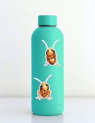 Smiling Cockroach Die Cut Vinyl Stickers Scrapbooking Laptop Waterbottle