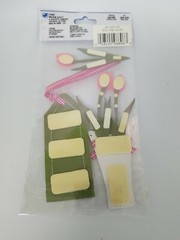 FLOWER Pink Tulips Tulip Spring Bouquet Vase Tag Paper Bliss sticker 3 packs