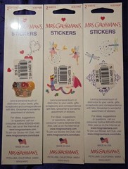 Vintage 2003 Mrs. Grossman’s Holographic Fairy Tale Sticker Strips Lot Of 3