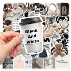 50pcs RETRO Vintage Stickers,Waterproof No Residue, 230