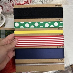 Huge Lot Of 310+ Yds Ribbon For Crafts Scrapbooking Junk Journal; New & Used