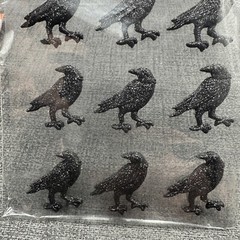 Recollections Halloween Sticker Pumpkins Spiders Black Crow Puffy Glitter Choice