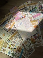 Stickers Lot Scrapbook 11 Sheets Iron-on Various Brands Teddy Girl Mom 5-Patches