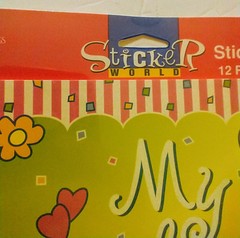 Vtg American Greetings Sticker World Sticker Album 12 Reusable Pages 1990s Rare