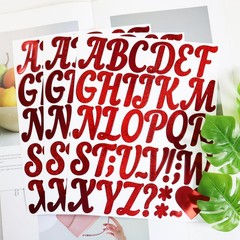 ZTXPRO 10 Sheets Letter Stickers, 2 Inch Self-Adhesive Cursive Vinyl Alphabet…