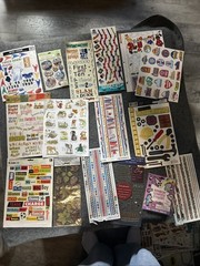HUGE 89 Lot NIP Packages Scrapbook Stickers Various Events Holidays Vintage
