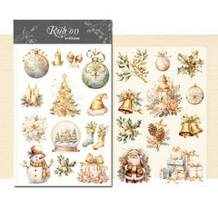Rub On Transfers Stickers 2 Sheets for Crafts Cloth Glass Acrylic Wood Furnit…