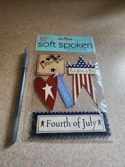 Me & My Big Ideas/Soft Spoken~Fourth of July~Embellishments