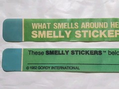 2 Lot Super Rare Vintage Original 1982 Gordy What Smells Around Here? Stickers