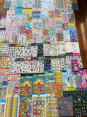 2100+pcs Giant Large Lot Scrapbook Stickers Border Die cuts Kits Rub On Transfer