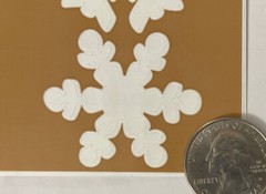 WHITE SNOWFLAKE Sticker(3pc)Frances Meyer•Christmas•Holiday•Wintertime •Icy•Cold