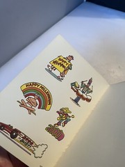 Vintage Y2K Sticker Booklet Dover Little Activity Books Larry Daste 1999