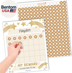 Sticker Chart for Kids Behavior at Home & Classroom – 25 Reward Chart for Kids I