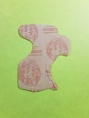 vintage 80’s Sandylion mylar circus horse sticker *damaged*