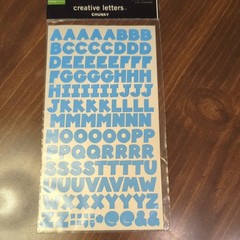 MAKING MEMORIES Creative Letters Alphabet LETTERS~Lot of 4 Pkg Dot Chunky Funky