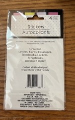 Dimensional Flower Stickers 4 Count Turquoise Crystal Centers 1.5” Wide NEW