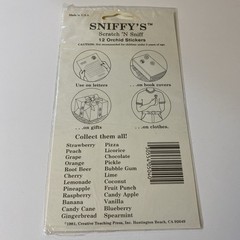 Vintage CTP Scratch ‘N Sniff Orchid Flower Sniffys Stickers