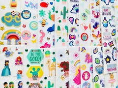 199+ Stickers Cute Kawaii Bundle Animals Pets Food Smile Faces Stars hearts bulk