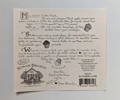 Vintage Susan Branch Stickers Kitchen Love Food Label 1 Module Sheet 4.5″x5″
