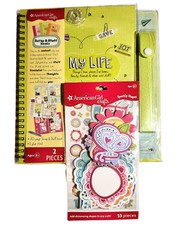American Girl Crafts Scrapbooking Scrapbook Sparkly Shapes Sticker Kit NEW Set#3