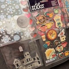Lot 32 Sticko EK Success Scrapbooking Embellishment Stickers
