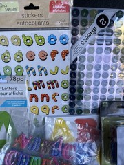 *Bulk* Alphabet Letters And Numbers For Scrapbooking, Posters, D.I.Y, Projects