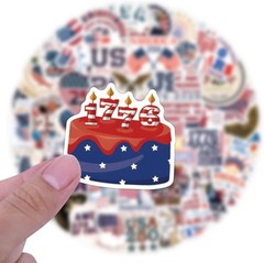 50 PACK USA AMERICA ANNIVERSARY 250 YEARS 1776 2026 Sticker Decal Bulk Lot Set