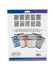 PEEL & STICK Sticko Alphabet Stickers 145/Pkg-BOLD – Extra Large 3″ LETTER & #s