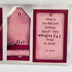 Remember When Lullabies Tags Tag Stickers 2 Sticker Sheets Scrapbook #22376