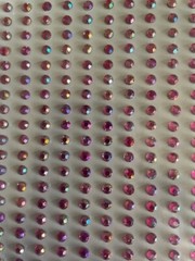 CraftbuddyUS CB002 200x4mm Self Adhesive AB Fushia Diamante Rhinestone Gems DIY