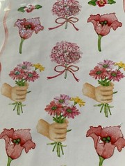 SUSAN BRANCH COLORBOK GLITTER BORDERS STICKERS FLOWERS BOUQUET FLORAL FLOWERS