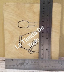 WOOD WOODEN PAPER CUTTING BLADE DIE PAIL SHOVEL FITS ACCUCUT SYS READ