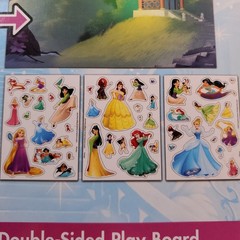 DISNEY PRINCESS STICKERS,THE ORIGINAL COLORFORMS BRAND,ONE SET.