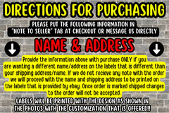 50 CUSTOM FARM STAND STICKERS with ADDRESS 2.25″ LABELS SEALS SCRATCH RESISTANT