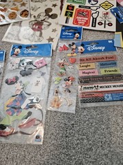Disney Princess Scrapbook Stickers 30 pc LOT Mickey Pooh Snow White Cinderella