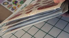 Vintage Stickers Hearts Valentine Sparkle Paper Magic Group New In Pack 1 Sheet