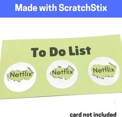 150 Pack, 1″ Scratch Off Stickers Labels, Round Circle – Silver