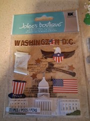 Jolee’s Boutique 2 Packages WASHINGTON D.C. Scrapbooking Dimensional Sticker NEW