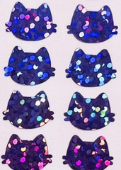 Holographic Sparkle Cat Stickers! – 0.4 to 4 inch