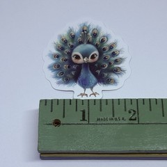 Cute Baby Peacock Animal Sticker Vinyl Decal Journal Wall Fun Art Decor Tc9