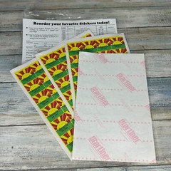 School Classroom Stickers Vintage 80s Education Center Student of the Day