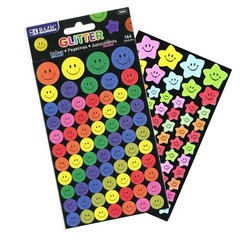 BAZIC Glitter Reward Sticker (144/Pack), pack of 24