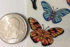 BUTTERFLIES Stickers(8pc)Frances Meyer•Colorful•Nature•Insect •Memories•Bug•Fly•