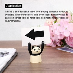 Arrow Sticker Labels 1000 Count 1.3×2 Inch Black for Scrapbooking DIY Craft