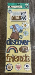Girl Scout Scrapbook Kit K & Company 12 X 12 Stickers Paper Scrapbook Cards