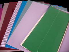 Lot Photo Mounting Paper, home class pre-cut Triangles, scenic diecut Landscape